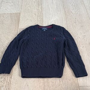 Polo Ralph Lauren Gray Cable Knit Sweater